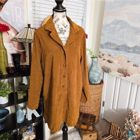 Vtg Harve Bernard Velour Feel Causual Button Front Shirt. - Picture 14 of 14